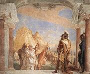 Giovanni Battista Tiepolo, Eurybates and Talthybios Lead Briseis to Agamemmon